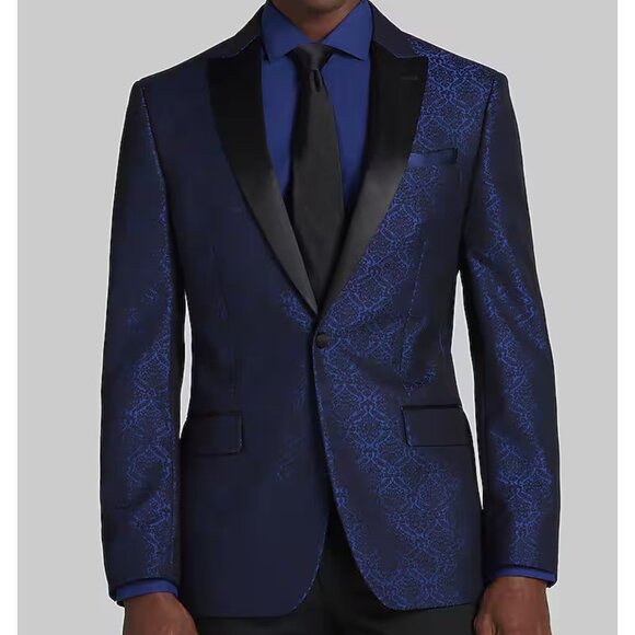 Jos‎ A Bank Sportcoat 44R Blazer Jacket Tailored Medallion Dinner Jacket E04560 - Picture 8 of 8